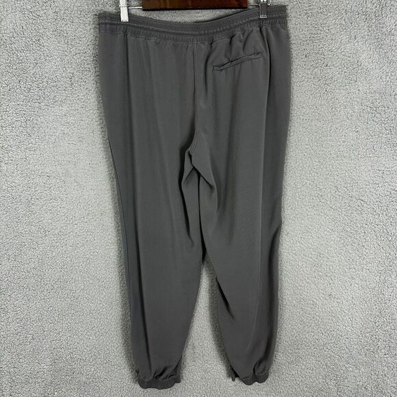 peserico pants womens Italy 48 medium gray joggers cropped casual minimalist - Picture 7 of 9